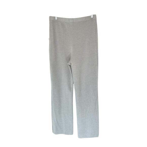 St. John Pants Gray Pull On Stretch Work Office Straight Leg Dress Pants Size 10 - Picture 7 of 10